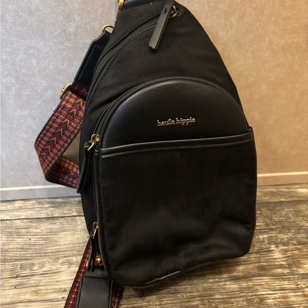 Haute Hippie Black Sling Bag